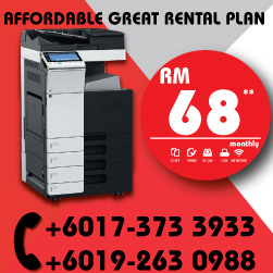 Konica Minolta Promotion Lowest Rental Rate start from RM68/mth