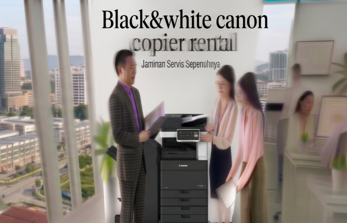 Black&white canon copier rental