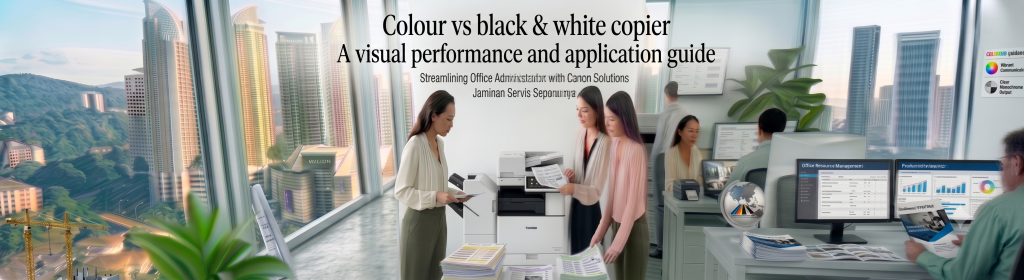 Colour vs black & white copier