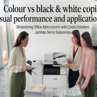 Colour vs black & white copier