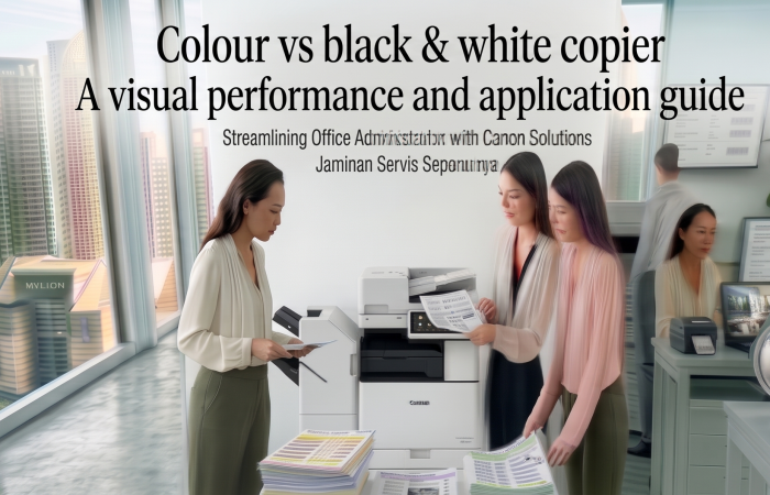 Colour vs black & white copier