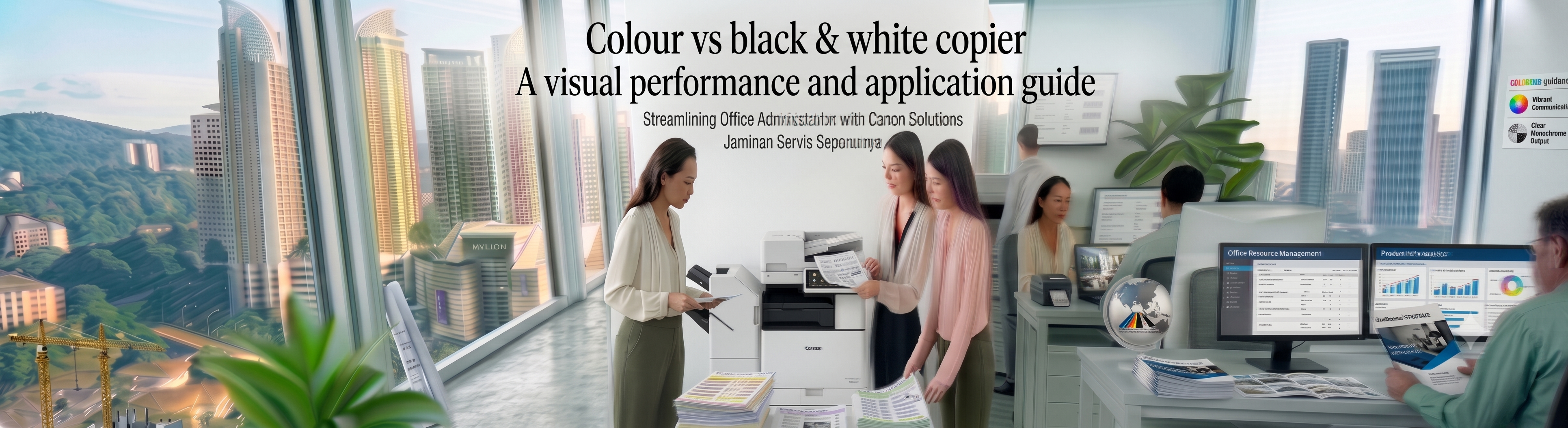 Colour vs black & white copier