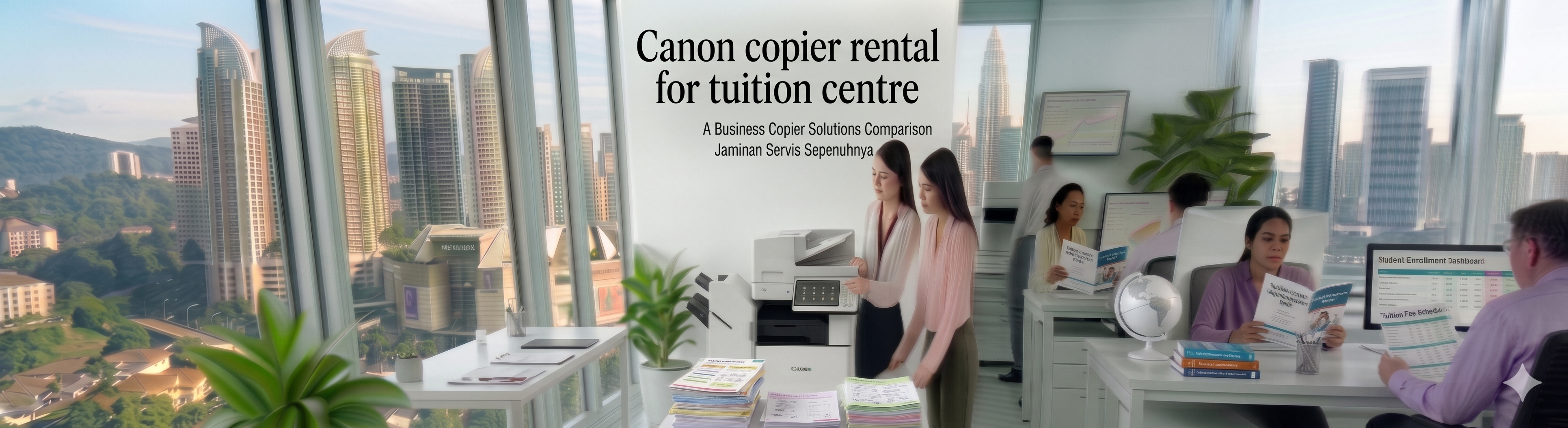 Canon copier rental for tuition centre