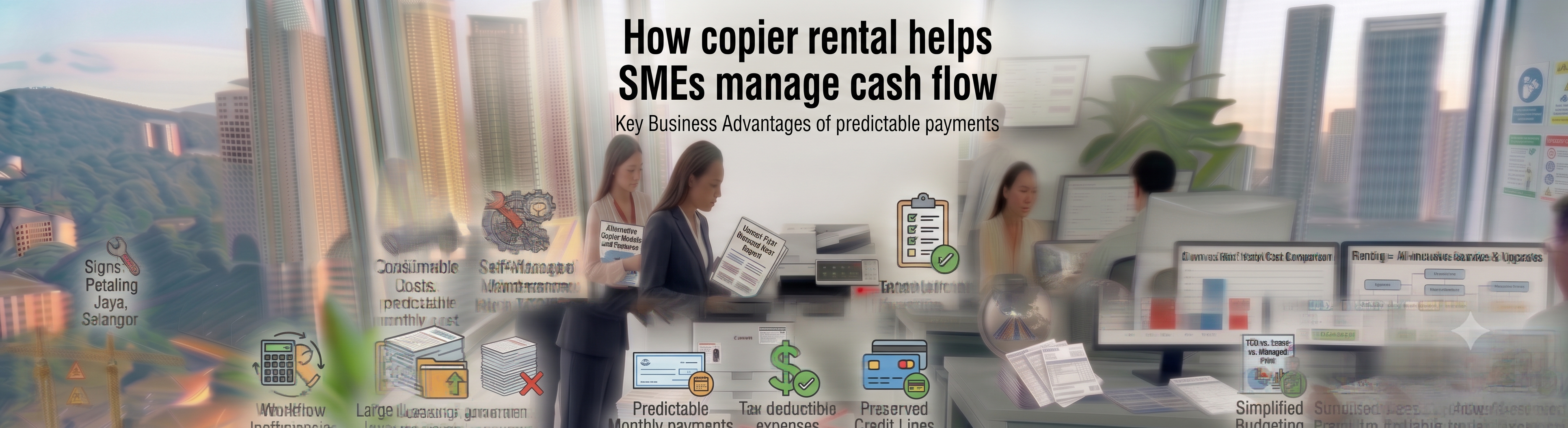 How copier rental helps SMEs manage cash flow