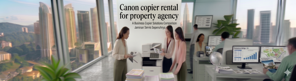 Canon copier rental for property agency