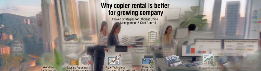 Why copier rental is better for growing company