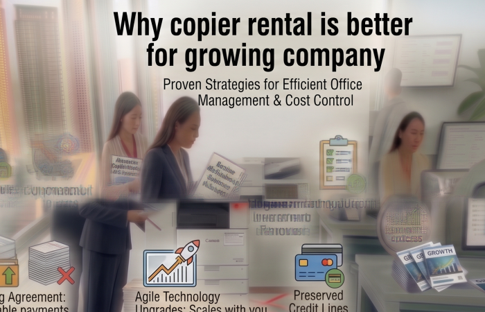 Why copier rental is better for growing company