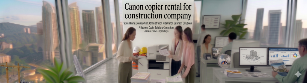 Canon copier rental for construction company