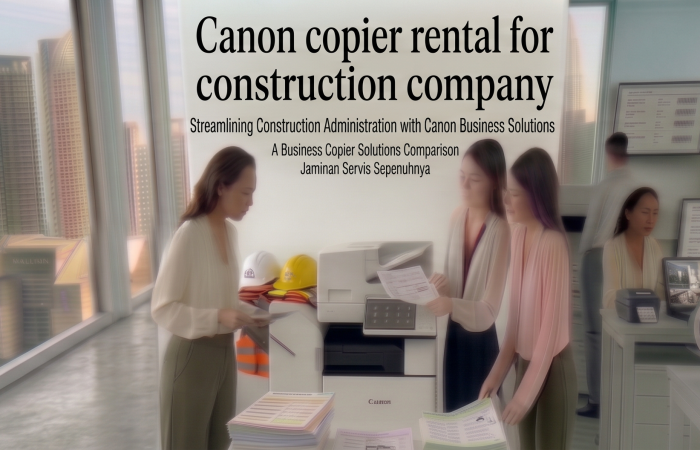 Canon copier rental for construction company