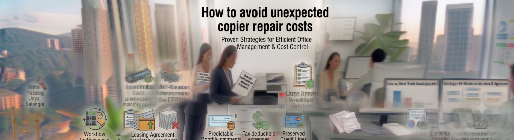 How to avoid unexpected copier repair costs