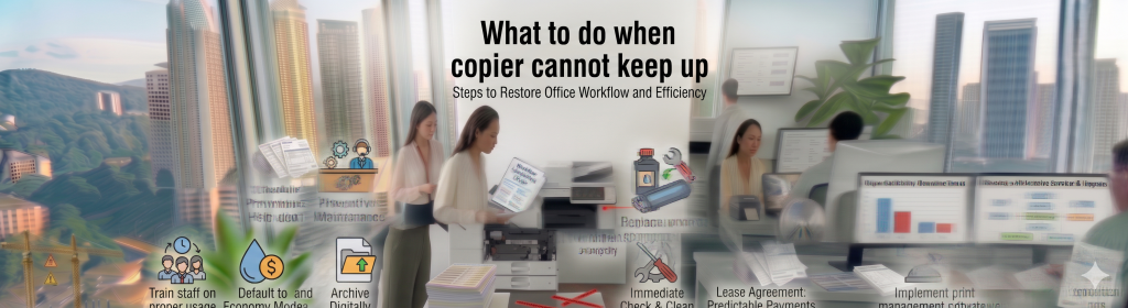 What to do when copier cannot keep up