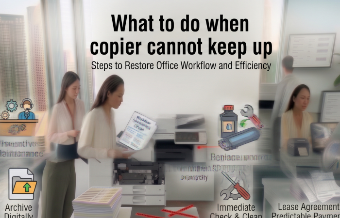 What to do when copier cannot keep up