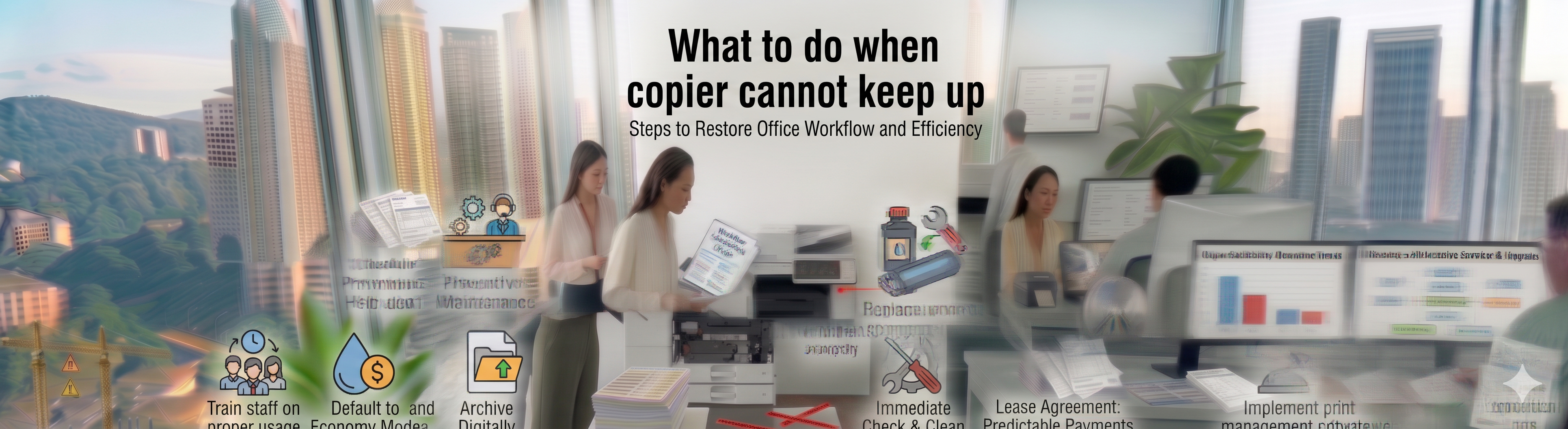 What to do when copier cannot keep up