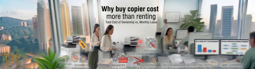 Why buy copier cost more than renting