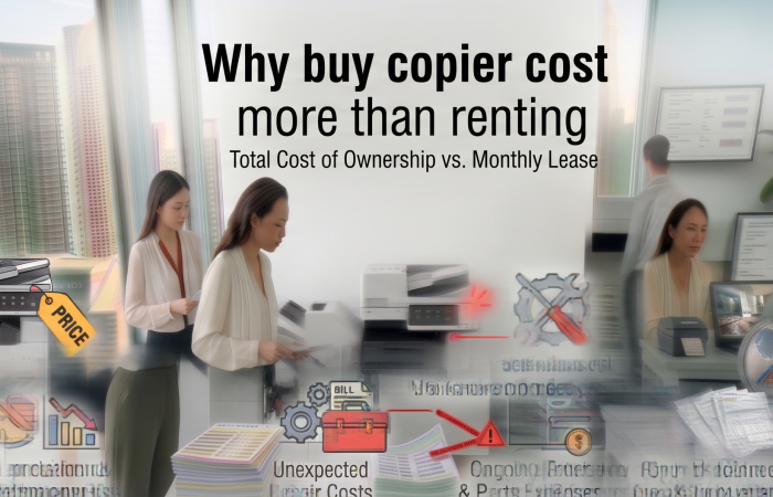 Why buy copier cost more than renting