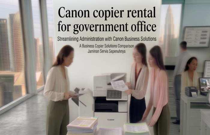 Canon copier rental for government office