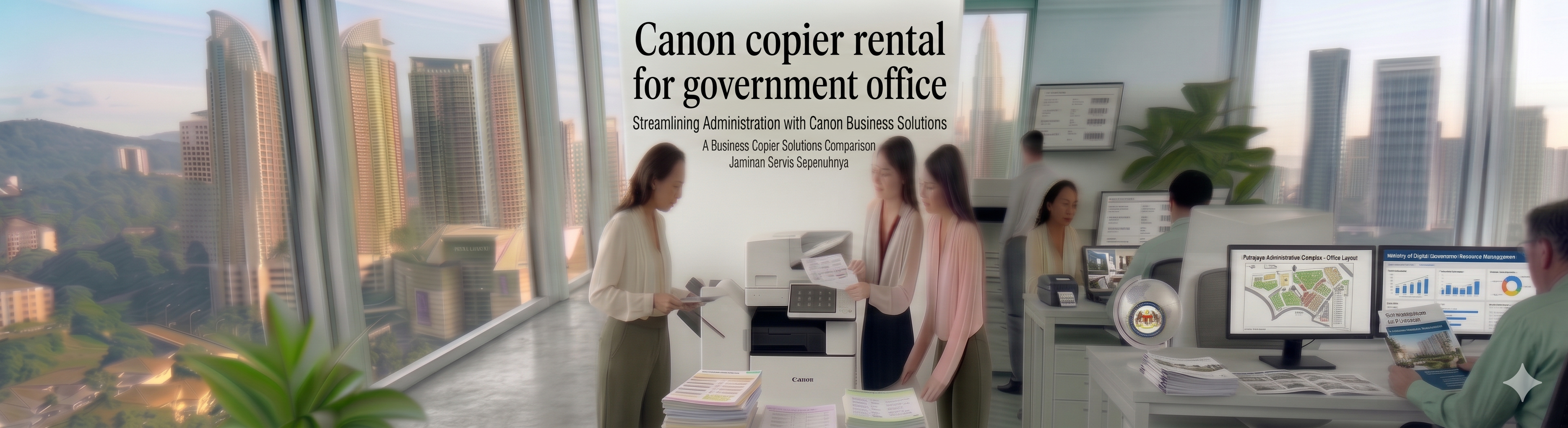 Canon copier rental for government office