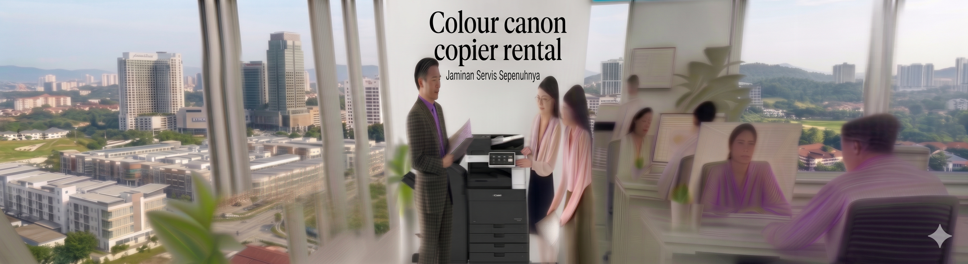 Colour canon copier rental